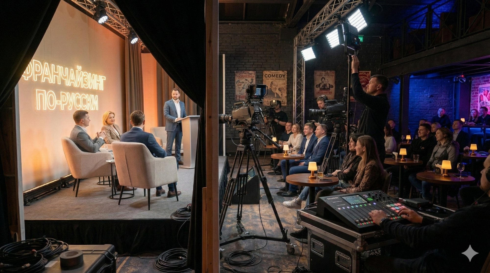 Съёмки ТОК-ШОУ Франчайзинг по-русски